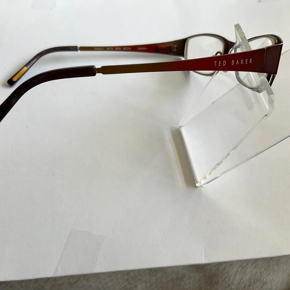 Ted Baker Eyeglasses with Metal Frame Granny Size
